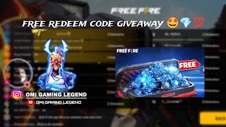 FREE REDEEM CODE GIVEAWAY WITH COSTOM 🤩💯💎 freefire freefirelivestream freefirelive livestream [upl. by Mabelle]