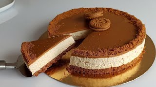 Avec très peu dingrédients et en peu de temps préparez ce délicieux cheesecake spéculoos [upl. by Adnirolc]