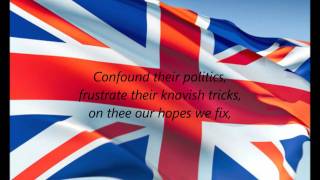 British National Anthem  quotGod Save The Queenquot EN [upl. by Chantalle]