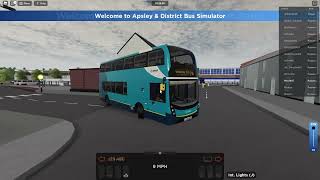 Roblox Apsley Bus Simulator PC [upl. by Fields]