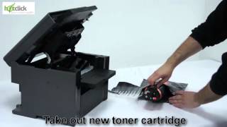 Canon ISensys 4550 Toner Cartridge Replacement  user guide EP 728 [upl. by Notgnirra]