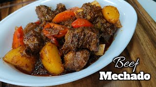 Beef Mechado by mhelchoice Madiskarteng Nanay [upl. by Ajar966]