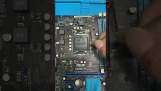 CPU installation intel Pentium G2130 shorts [upl. by Enovad531]