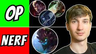 Wild Rift TIER LIST Patch 52 [upl. by Leunamnauj477]