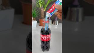 Cola ile Diş macununu karıştırın olanları tahmin etmeniz münkün değil shorts tips cleaning [upl. by Maon992]