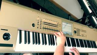 Blue Monday New Order Synth Keyboard Cover Sounds Korg Kronos [upl. by Selmore279]