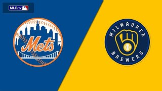 New York Mets VS Milwaukee Brewers MLB live PLAY BY PLAY scoreboard 10224 [upl. by Atilef]