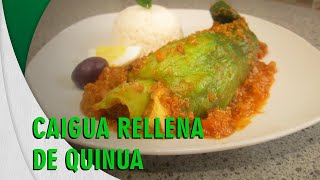 RECETA Caigua rellena de Quinua [upl. by Uziel]