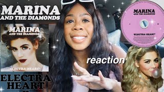 ELECTRA HEART MARINA AND THE DIAMONDS REACTION pt 1 so many bops [upl. by Eylhsa]