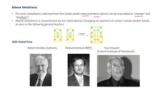 Organometallic Chemistry Part 4 Sonogashira reaction Buchwald Reaction Grubbs metathesis organic [upl. by Riatsila]