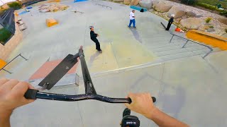 KICKLESS EVERY SINGLE SCOOTER CHALLENGE AT SKATEPARK [upl. by Loutitia566]