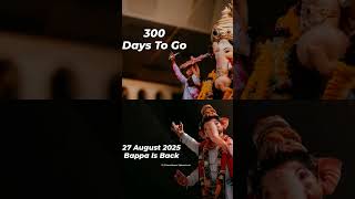 300 days to go viralshort bappalovers ganpatibappa [upl. by Leeban]