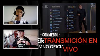 🔴SORTEO COPA LIBERTADORES EN VIVO🔴 REACCIÓN PERUANA EN DIRECTO [upl. by Assanav]