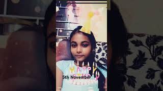 My birthday🎂 5November birthday divya divyana shortvideo yoitubeshorts short [upl. by Netloc74]