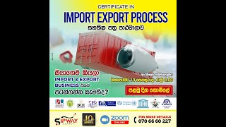 Certificate in Import Export Process Free Seminar [upl. by Maller]