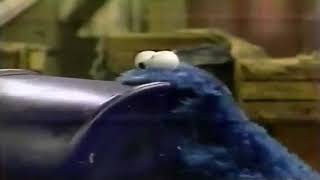 Classic Sesame Street  Cookie Monster Eats and Struggles with The Mailbox Explosion [upl. by Ehrman827]