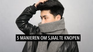 5 MANIEREN OM EEN SJAAL TE KNOPEN  JASON CHEUNG [upl. by Zebapda48]