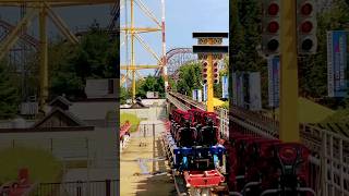 Top Thrill Dragster Cedar Point rollercoaster coffindance shorts [upl. by Stuart]