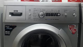 how to use ifb 6kg front load washing machine model diva aqua sx 6kg 800 rpm full demo [upl. by Ecyt417]