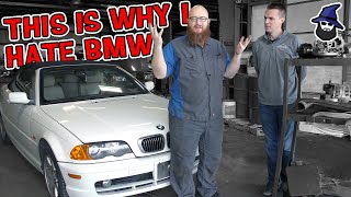 Why does the CAR WIZARD hate BMWs He explains exactly why on this 2001 325Ci [upl. by Iddet933]