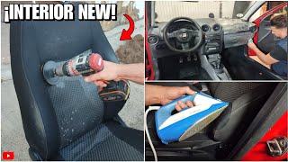 ✅Proyecto Seat Ibiza quot360000kmquot  Limpieza y restauración INTERIOR [upl. by Zednanreh]