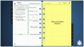 Closer Look DayTimer® 2PagePerDay Planner Format [upl. by Alliehs]