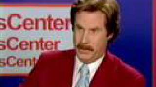 Will Ferrell Ron Burgundy ESPN Audition [upl. by Haeckel]