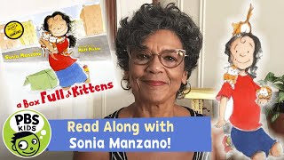 READ ALONG with SONIA MANZANO  A Box Full of Kittens  PBS KIDS [upl. by Nueoras]