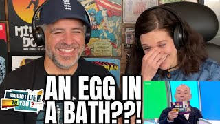 Would I Lie to You WILTY  Does Bob Mortimer Crack an Egg in a Bath REACTION [upl. by Ojybbob]