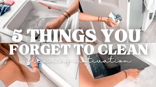 5 THINGS YOU FORGET TO CLEAN 🧽🫧✨ [upl. by Ardnossac]