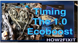 10 Ecoboost Petrol engine  How to lock the timing belt using the Laser lock tool [upl. by Mead]