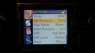 How To Change Pressure on a ResMed S9 CPAP LPOS [upl. by Navy394]