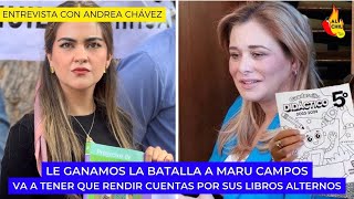 Andrea Chávez vs Maru Campos quotGanamos la batalla exigimos que rinda cuentasquot [upl. by Droffats]