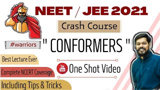 crash course neet।jeemain।2021। Conformational Isomerism । tricks [upl. by Race]