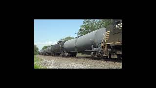 BNSF 4771 on the NS Chicago Line at Osceola Indiana [upl. by Leirum]