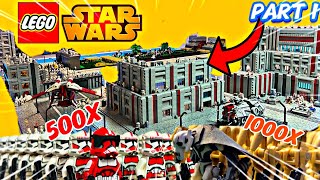 Lego Star Wars 500 Clones VS 1000 Droids MOC Review [upl. by Eednac]