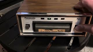 Panasonic RS804 8 Track Player [upl. by Annavas]