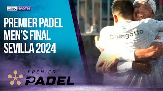 Premier Padel Sevilla Mens Final  HIGHLIGHTS  05052024 [upl. by Cinderella221]