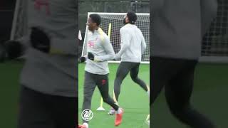 Liverpool players were competitive in training 🏃‍♂️😂 [upl. by Eldreda]