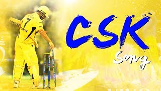 CSK Anthem 2019  IPL 2019 Song  Dhoni Gethu  Whistle Podu  Aadhan Tamil [upl. by Euqor]