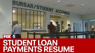 Student loan payments to resume [upl. by Einnaj702]