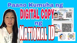 Paano kumuha ng Digital National ID  How to get Digital National ID  philsys ID [upl. by Ailecara]