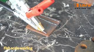 UMW Fiber laser welding in Fish scale pattern welding [upl. by Obe]