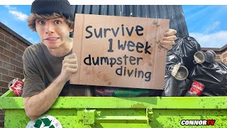 I Survived 7 Days Only Dumpster Diving  Did it Work [upl. by Vola]