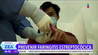 Faringitis estreptocócica 1 de cada 10 adultos con dolor de garganta son diagnosticados en México [upl. by Aroc]