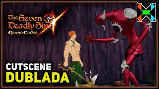 NANATSU GC DUBLADO  Escanor Vs Galand amp Melascula [upl. by Dlorah]