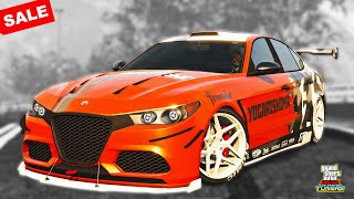 KOMODA Best Build amp Review 😱  GTA V Online  SALE  Alfa Romeo Giulia Quadrifoglio  NEW [upl. by Proffitt]