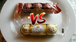 Dollar Store VS Brand Name  Chocolate Bar Showdown  MILANGO DIAMOND VS FERRERO ROCHER [upl. by Cristine]