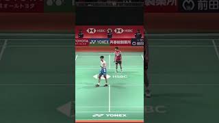 Li Shi Feng Trick Shot‼️shorts badminton sports [upl. by Locke873]