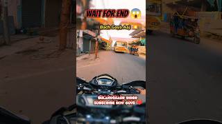 The bus came in front of the bike 😱  automobile rider vlog shorts trending 1million views [upl. by Aynotak]